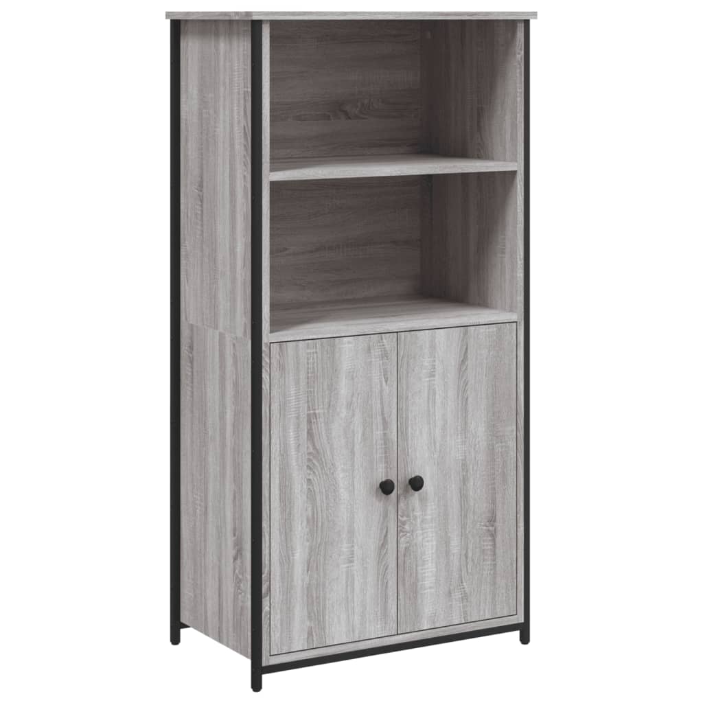 vidaXL Ντουλάπι Γκρι Sonoma 62x36x121,5 εκ. από Επεξεργασμένο Ξύλο