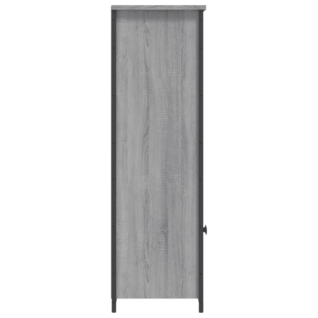 vidaXL Ντουλάπι Γκρι Sonoma 62 x 32 x 103,5 εκ. από Επεξεργασμένο Ξύλο