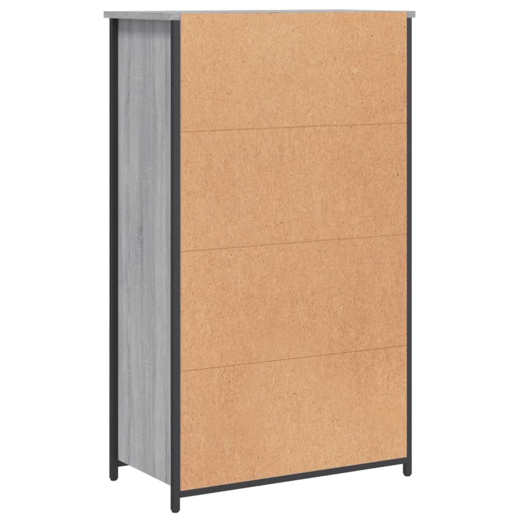 vidaXL Ντουλάπι Γκρι Sonoma 62 x 32 x 103,5 εκ. από Επεξεργασμένο Ξύλο