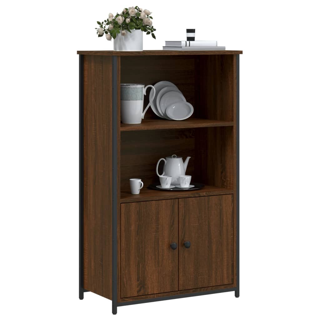 vidaXL Ντουλάπι Καφέ Δρυς 62 x 32 x 103,5 εκ. από Επεξεργασμένο Ξύλο