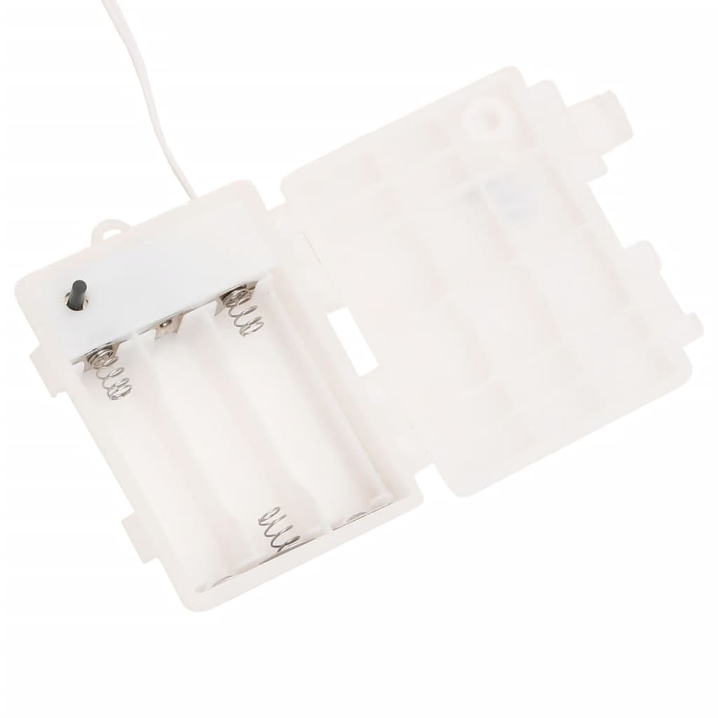 vidaXL Φωτιστικά Χριστ. με LED 3 Τεμ. Αναδιπλούμενα Κόκκινα