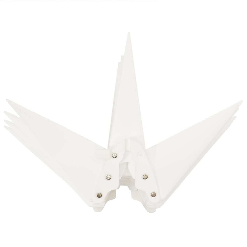 vidaXL Φωτιστικά Χριστ. με LED 3 Τεμ. Αναδιπλούμενα Λευκά