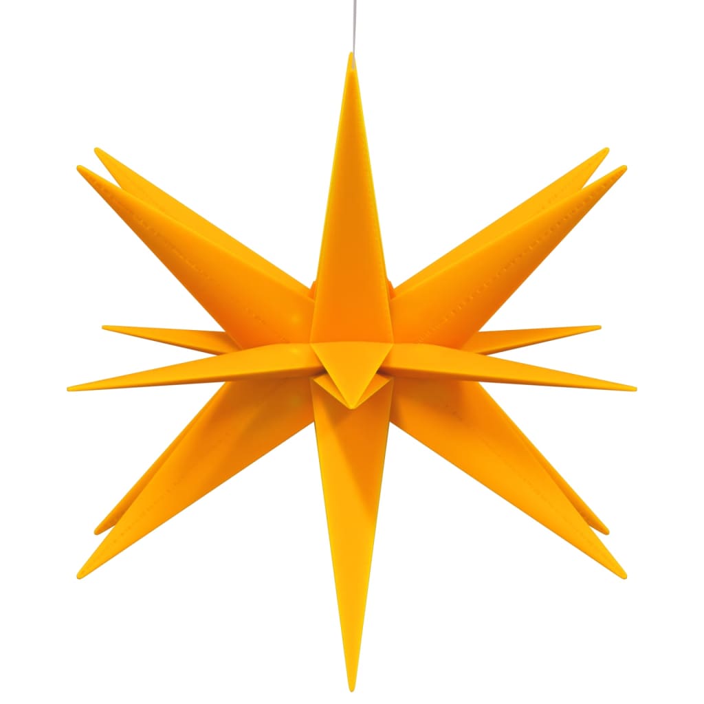 vidaXL Φωτιστικά Χριστουγεννιάτικα με LED 3 τεμ. Αναδιπλούμενα Κίτρινα