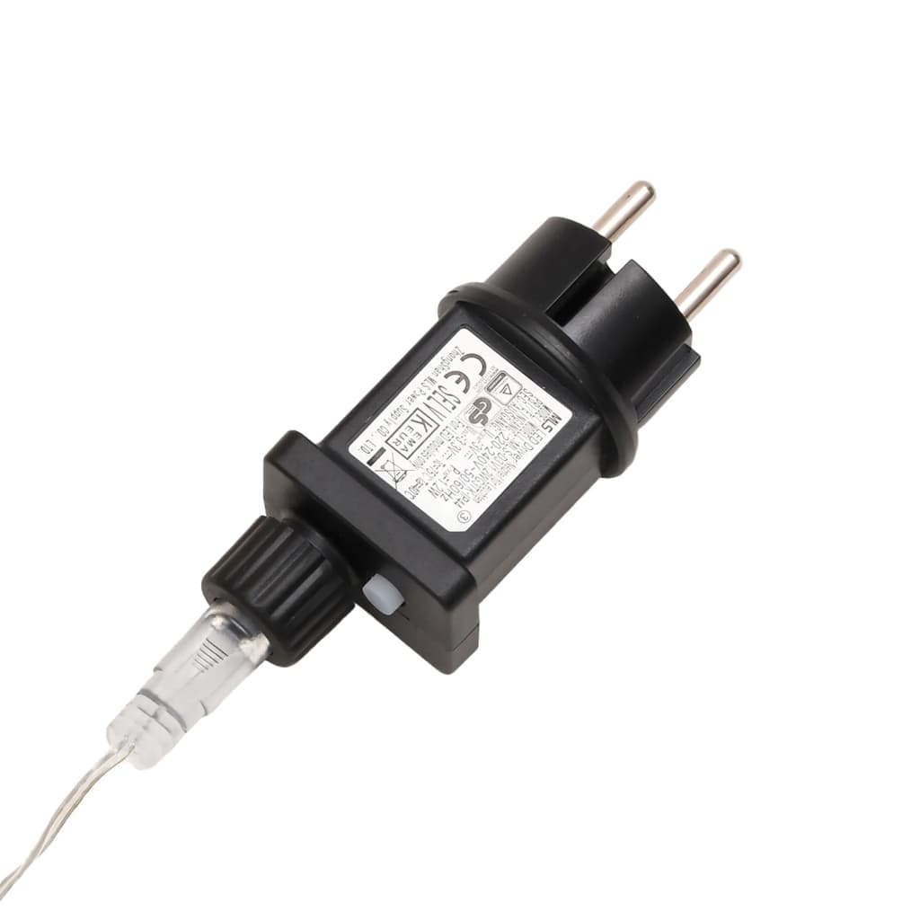 vidaXL Φωτιστικό Χριστουγεννιάτικο με 10 LED Λευκό 10 εκ.