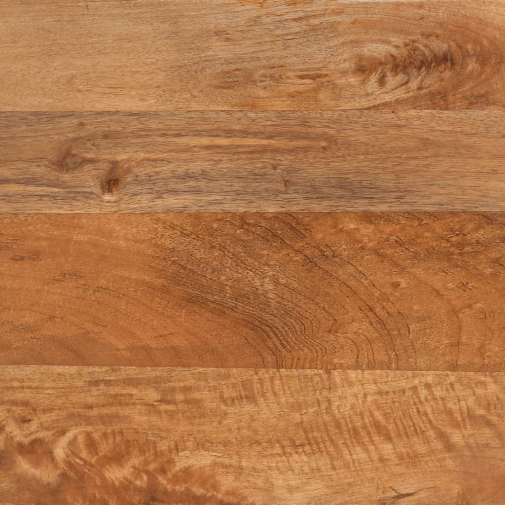 vidaXL Κομοδίνα 2 τεμ. Καφέ και Μαύρο από Μασίφ Ξύλο Μάνγκο