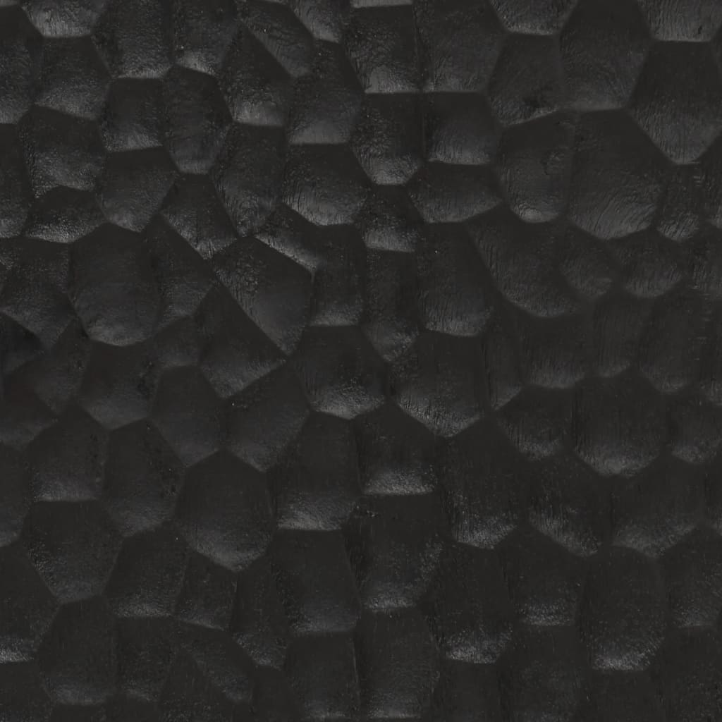 vidaXL Έπιπλο Τηλεόρασης Μαύρο 80 x 31 x 46 εκ. από Μασίφ Ξύλο Μάνγκο