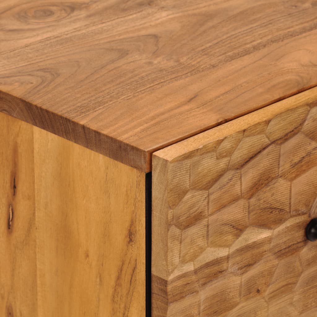 vidaXL Ντουλάπι Βοηθητικό 60 x 33 x 75 εκ. από Μασίφ Ξύλο Ακακίας