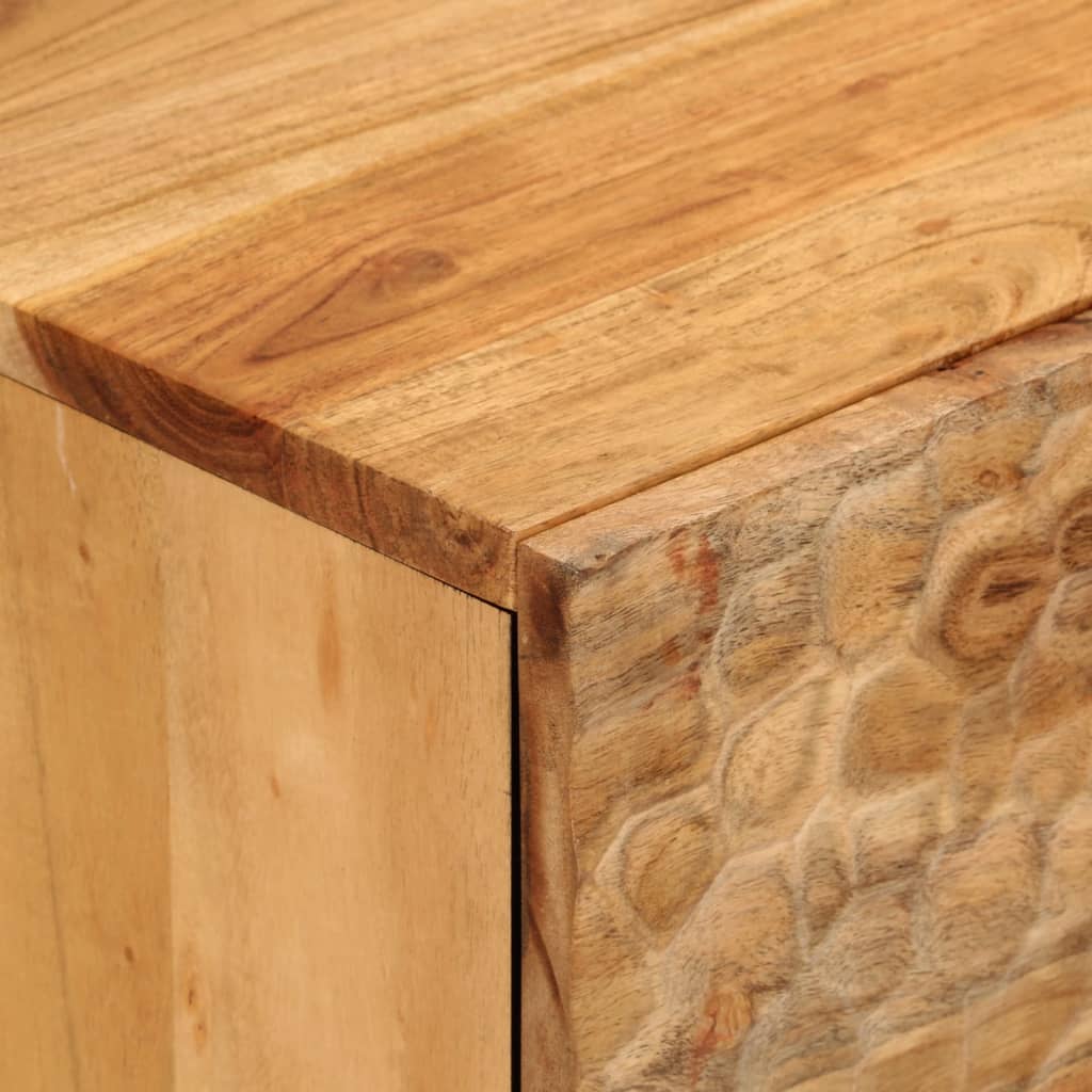 vidaXL Ντουλάπι Βοηθητικό 80 x 33 x 75 εκ. από Μασίφ Ξύλο Ακακίας