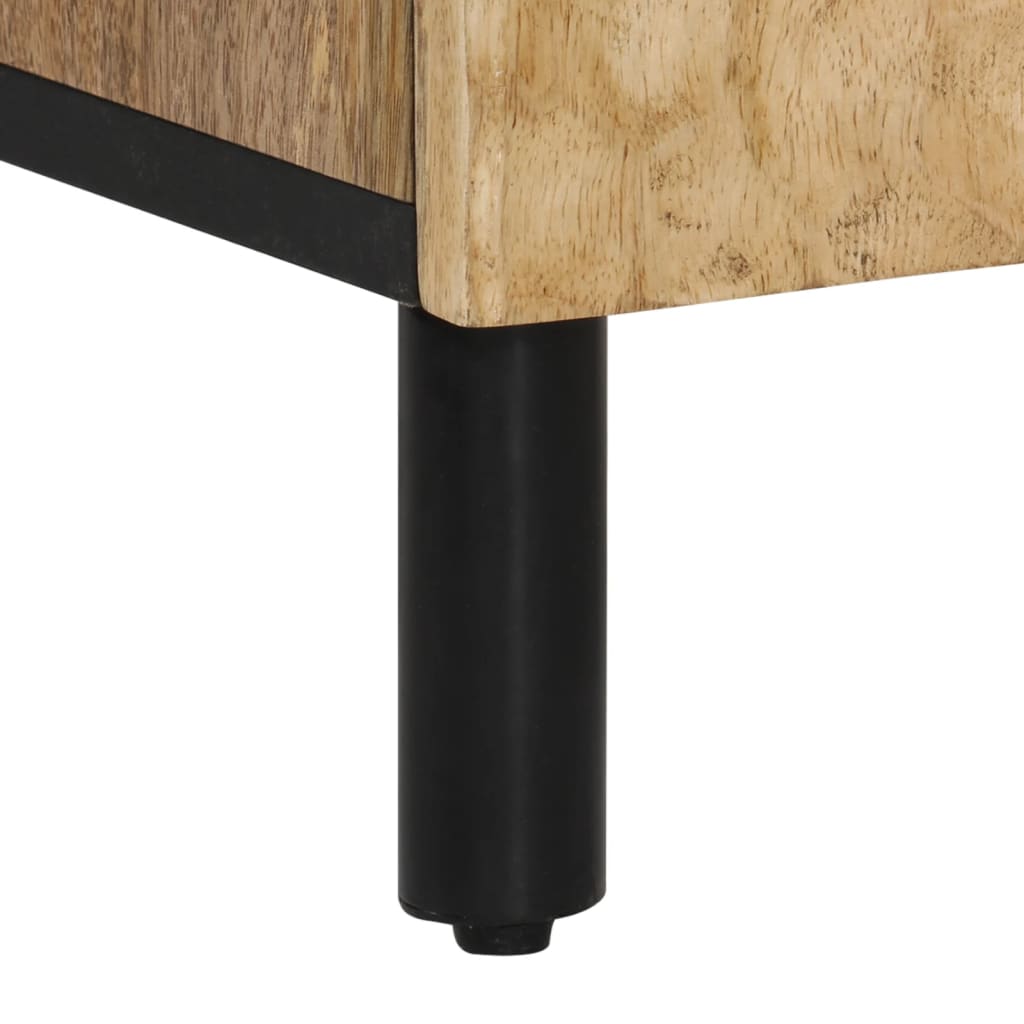 vidaXL Ντουλάπι Μπάνιου 38 x 33 x 160 εκ. από Μασίφ Ξύλο Μάνγκο