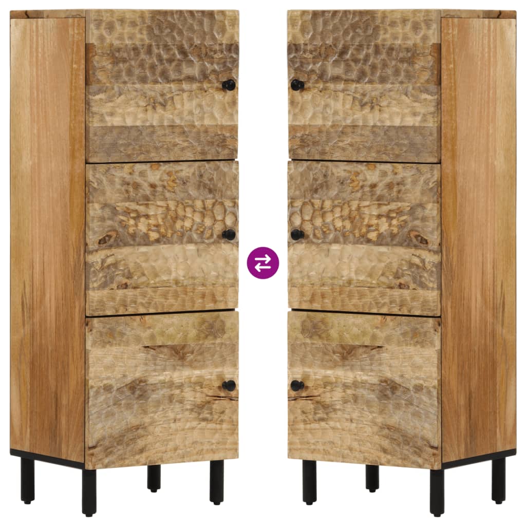 vidaXL Ντουλάπι 40 x 33 x 110 εκ. από Μασίφ Ξύλο Μάνγκο