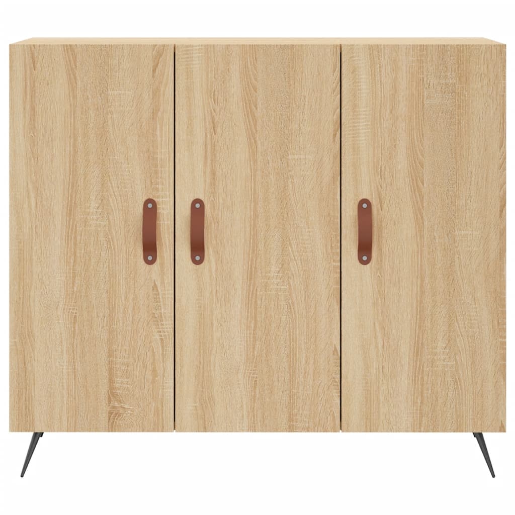 vidaXL Ντουλάπι Sonoma δρυς 90x34x80 εκ. Επεξεργασμένο Ξύλο