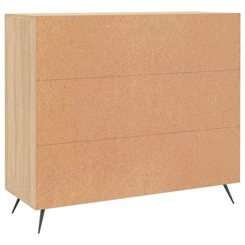 vidaXL Ντουλάπι Sonoma δρυς 90x34x80 εκ. Επεξεργασμένο Ξύλο