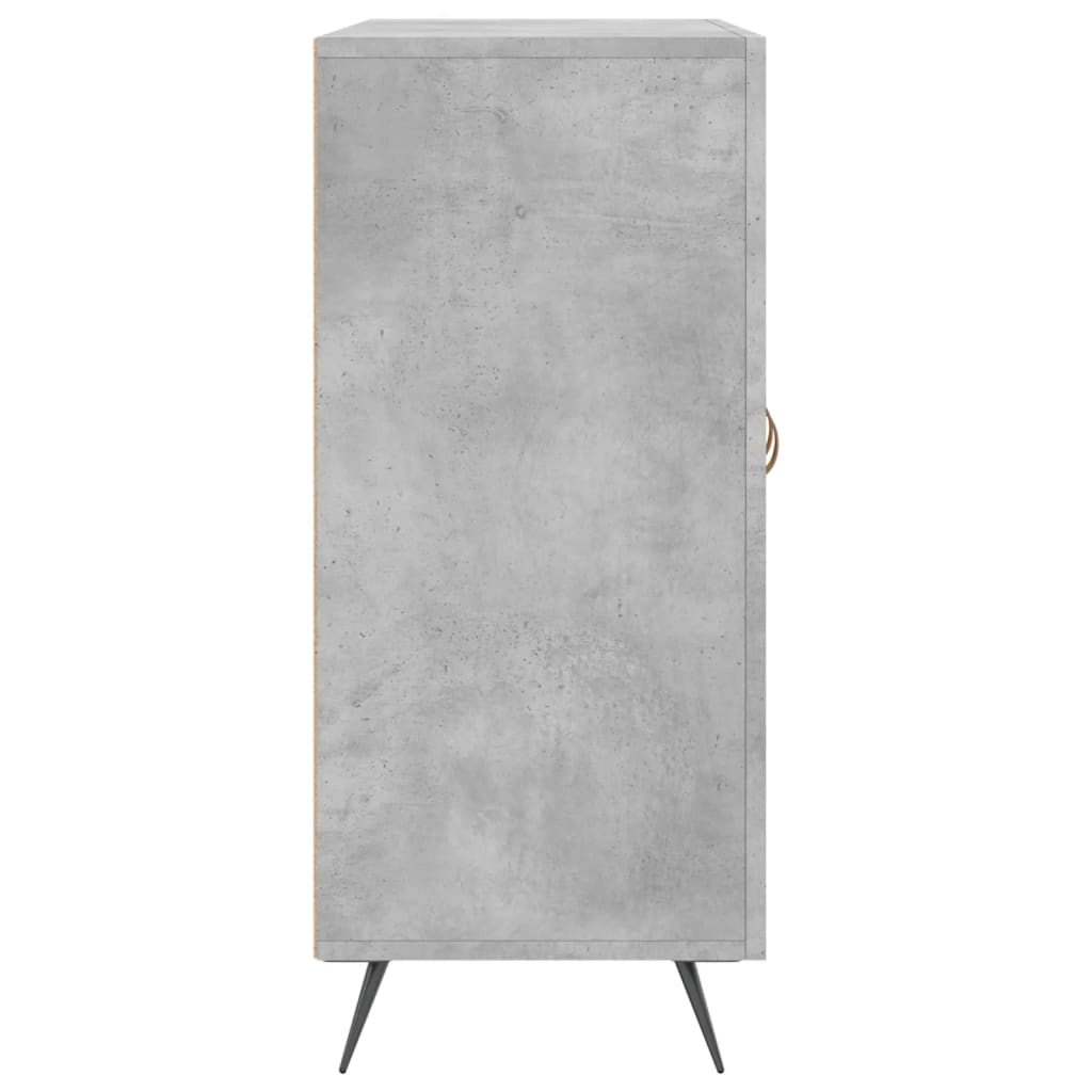 vidaXL Ντουλάπι Γκρι Σκυροδέματος 90x34x80 εκ. Επεξεργασμένο Ξύλο
