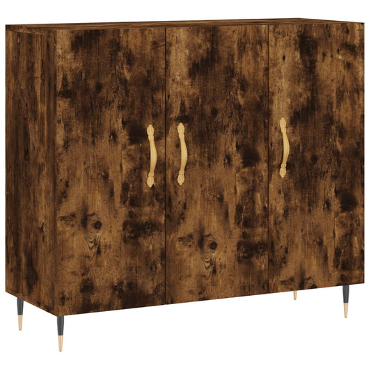 vidaXL Ντουλάπι Καπνιστή Δρυς 90x34x80 εκ. Επεξεργασμένο Ξύλο