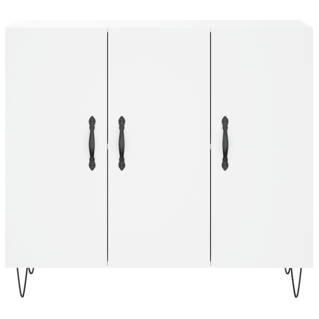 vidaXL Μπουφές Λευκός 90 x 34 x 80 εκ. από Επεξεργασμένο Ξύλο