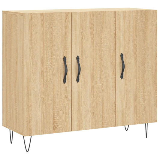 vidaXL Ντουλάπι Sonoma δρυς 90x34x80 εκ. Επεξεργασμένο Ξύλο