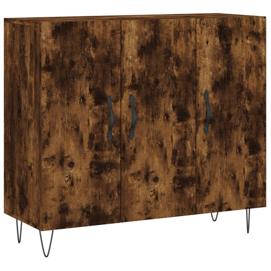 vidaXL Ντουλάπι Καπνιστή Δρυς 90x34x80 εκ. Επεξεργασμένο Ξύλο