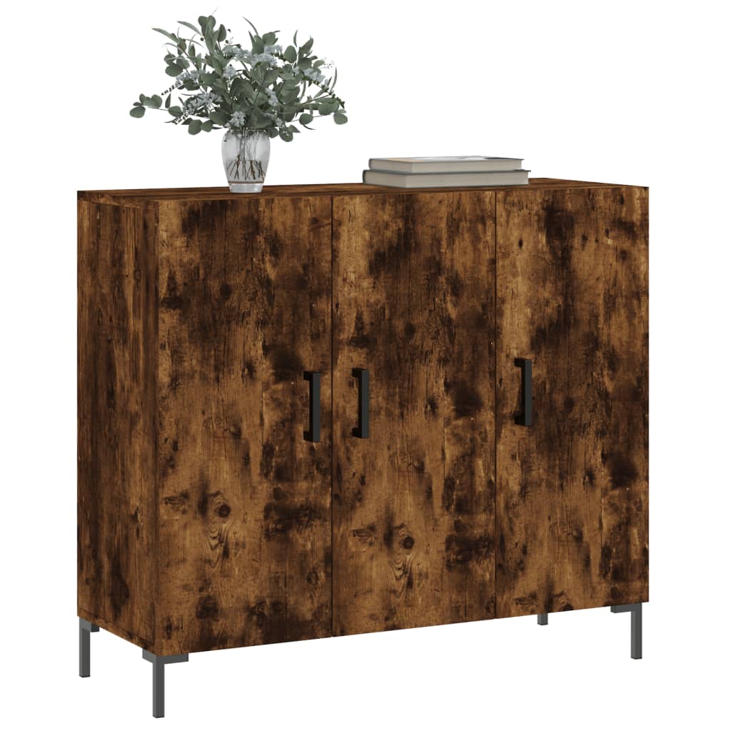 vidaXL Ντουλάπι Καπνιστή Δρυς 90x34x80 εκ. Επεξεργασμένο Ξύλο
