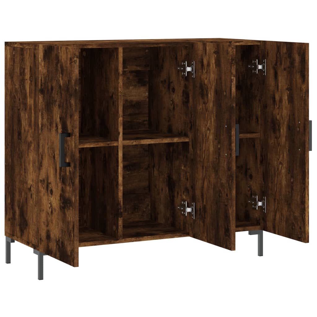 vidaXL Ντουλάπι Καπνιστή Δρυς 90x34x80 εκ. Επεξεργασμένο Ξύλο