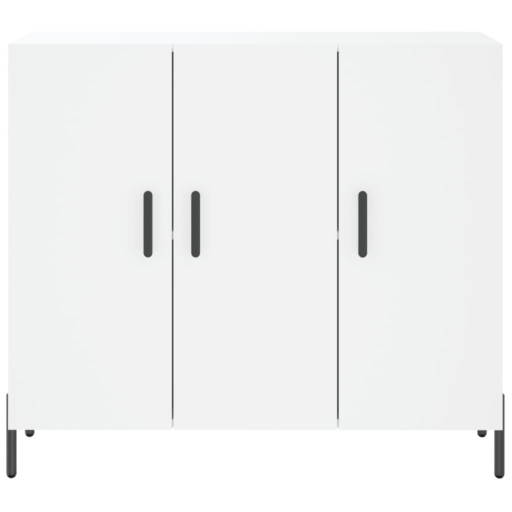 vidaXL Μπουφές Λευκός 90 x 34 x 80 εκ. από Επεξεργασμένο Ξύλο