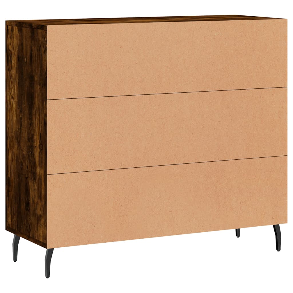 vidaXL Ντουλάπι Καπνιστή Δρυς 90x34x80 εκ. Επεξεργασμένο Ξύλο