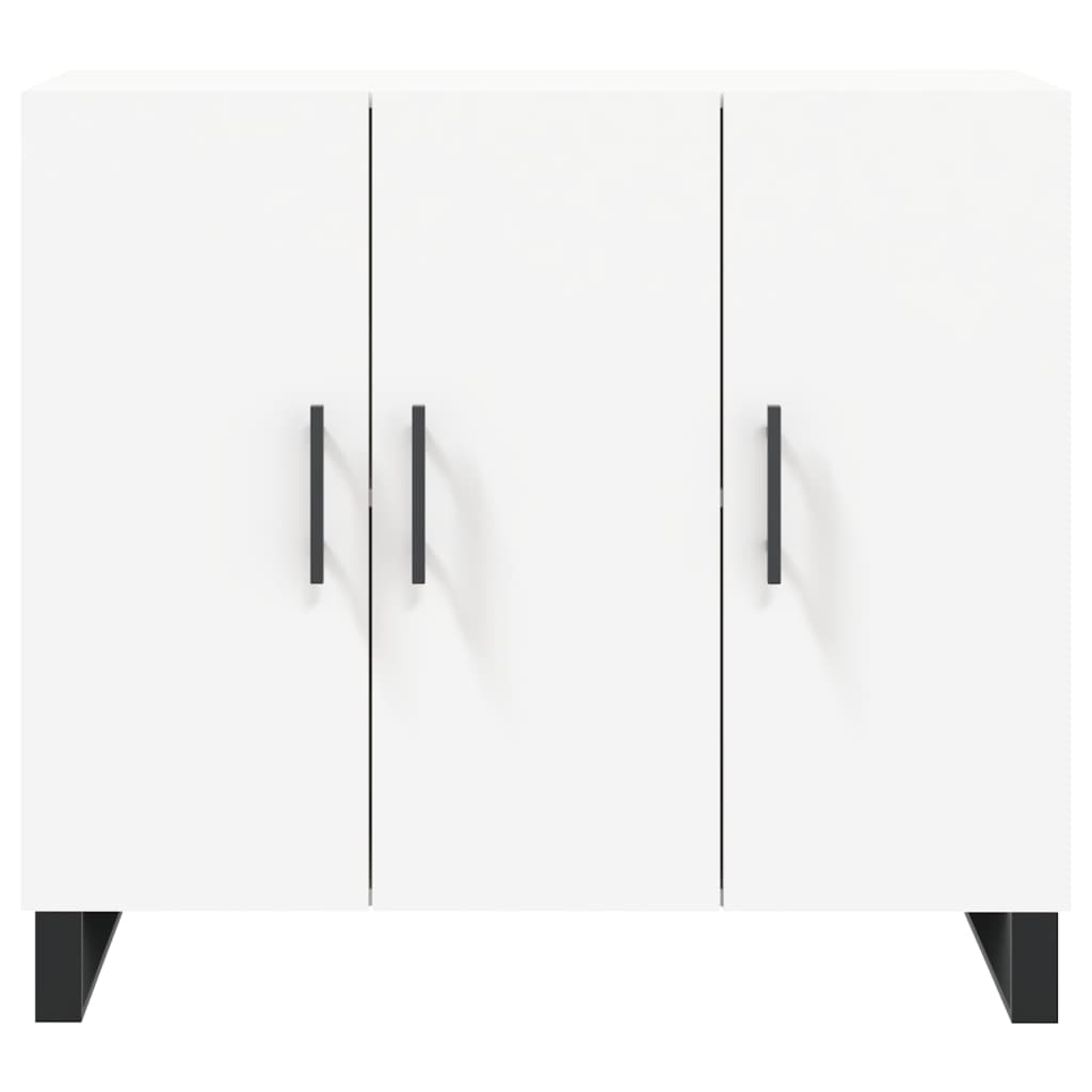 vidaXL Μπουφές Λευκός 90 x 34 x 80 εκ. από Επεξεργασμένο Ξύλο