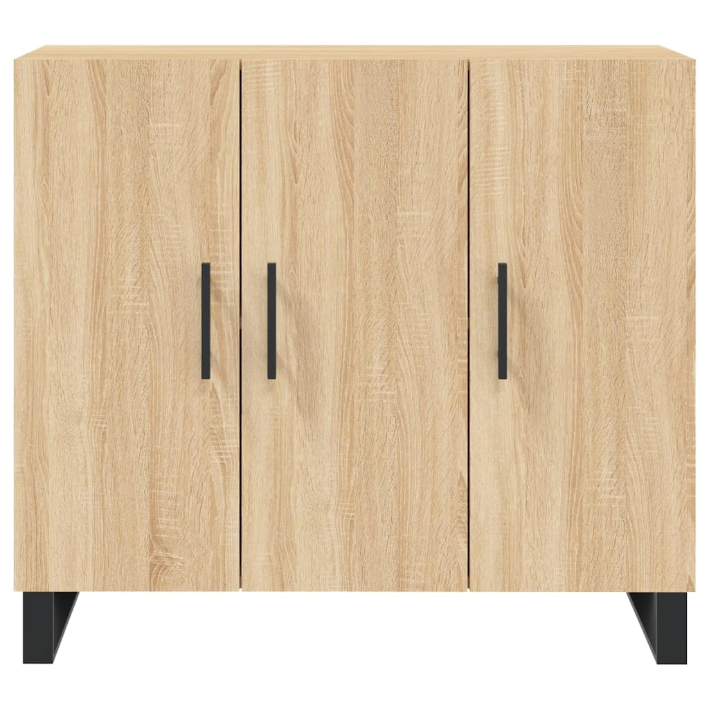vidaXL Ντουλάπι Sonoma δρυς 90x34x80 εκ. Επεξεργασμένο Ξύλο