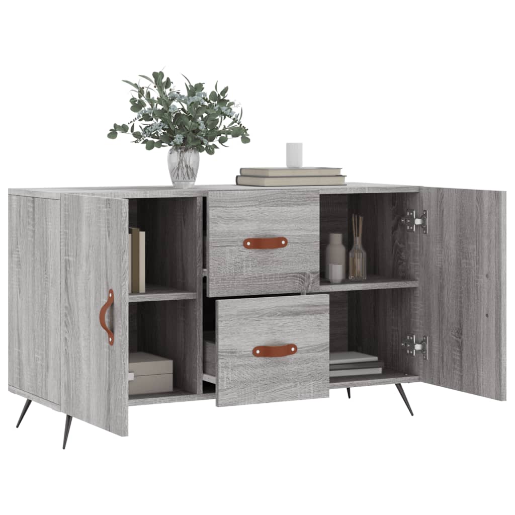 vidaXL Μπουφές Γκρι Sonoma 100 x 36 x 60 εκ. από Επεξεργασμένο Ξύλο