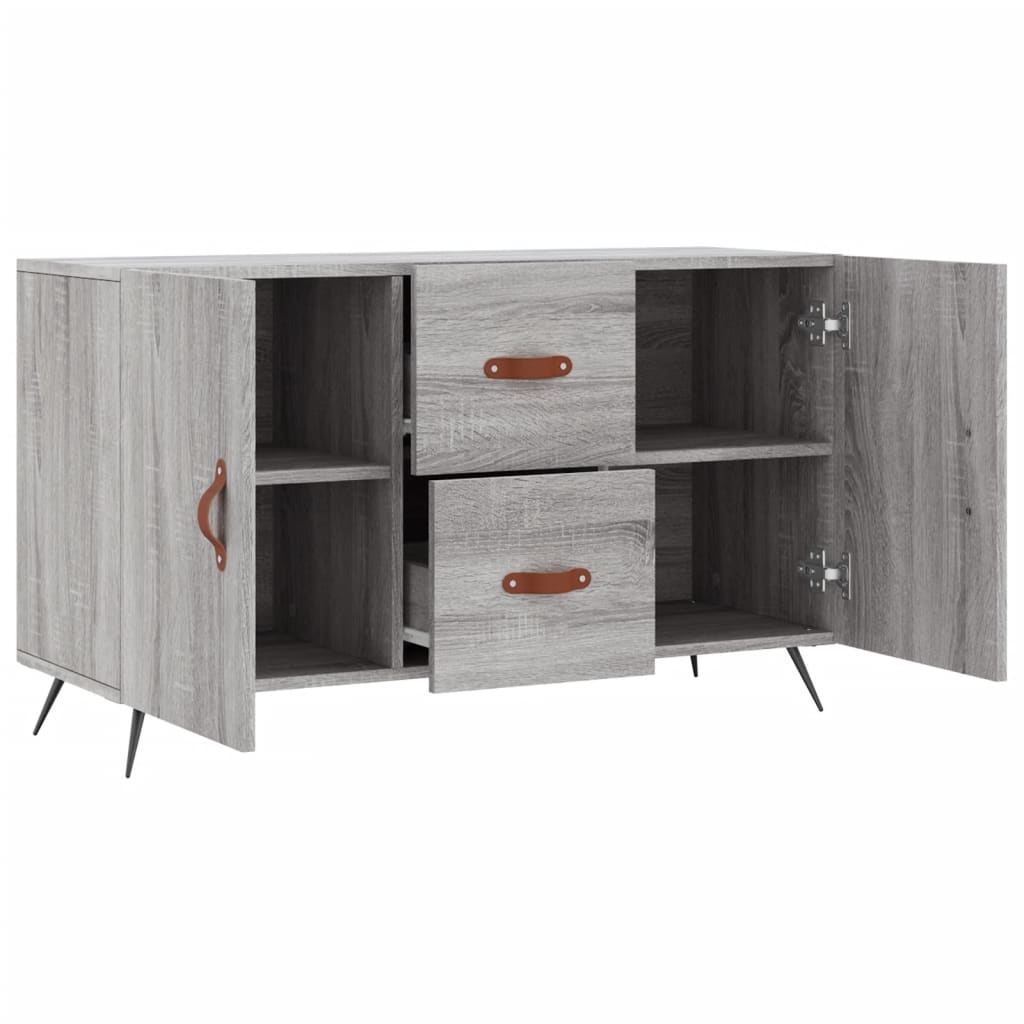 vidaXL Μπουφές Γκρι Sonoma 100 x 36 x 60 εκ. από Επεξεργασμένο Ξύλο