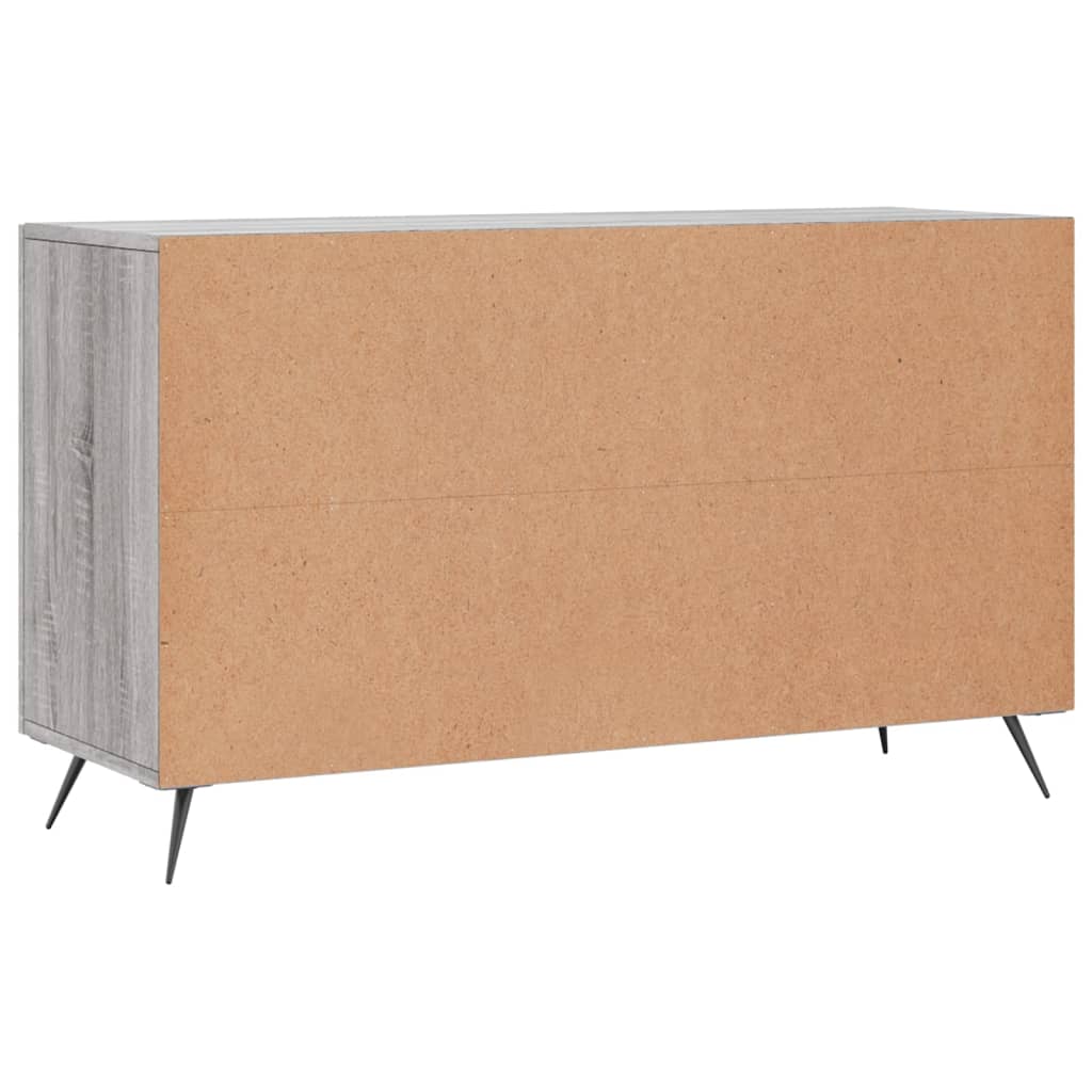 vidaXL Μπουφές Γκρι Sonoma 100 x 36 x 60 εκ. από Επεξεργασμένο Ξύλο
