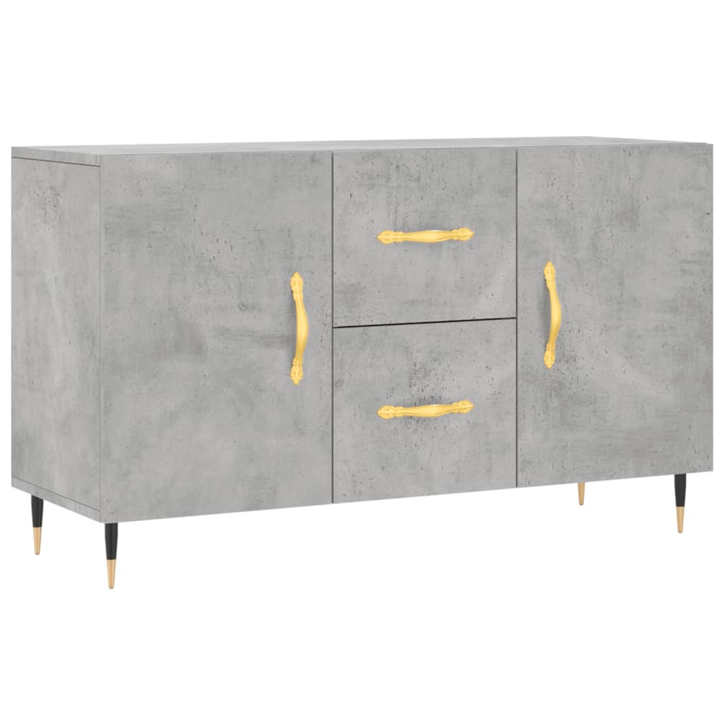 vidaXL Ντουλάπι Γκρι Σκυροδέματος 100 x 36 x 60 εκ. Επεξεργασμένο Ξύλο