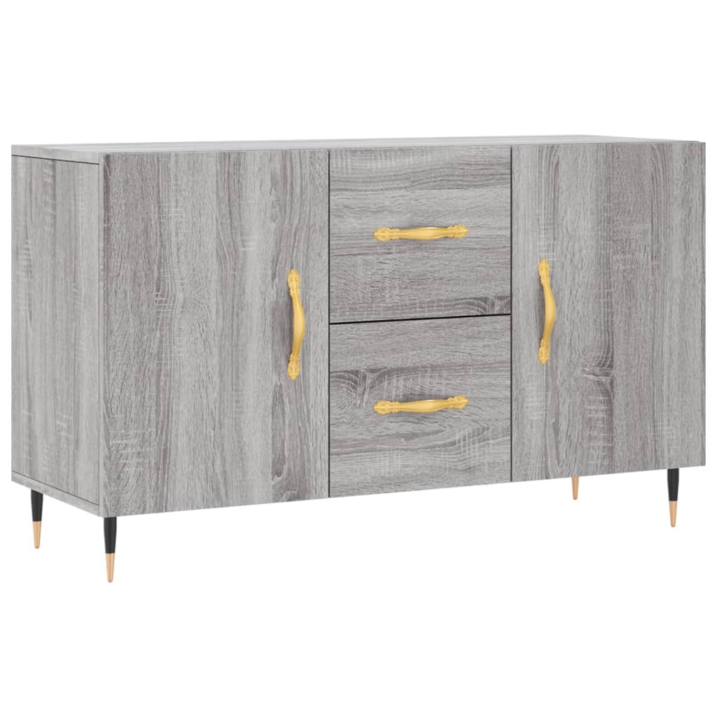 vidaXL Μπουφές Γκρι Sonoma 100 x 36 x 60 εκ. από Επεξεργασμένο Ξύλο