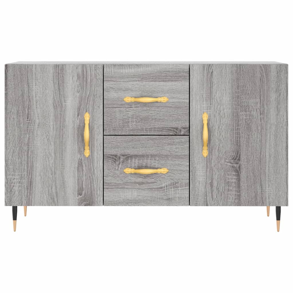 vidaXL Μπουφές Γκρι Sonoma 100 x 36 x 60 εκ. από Επεξεργασμένο Ξύλο