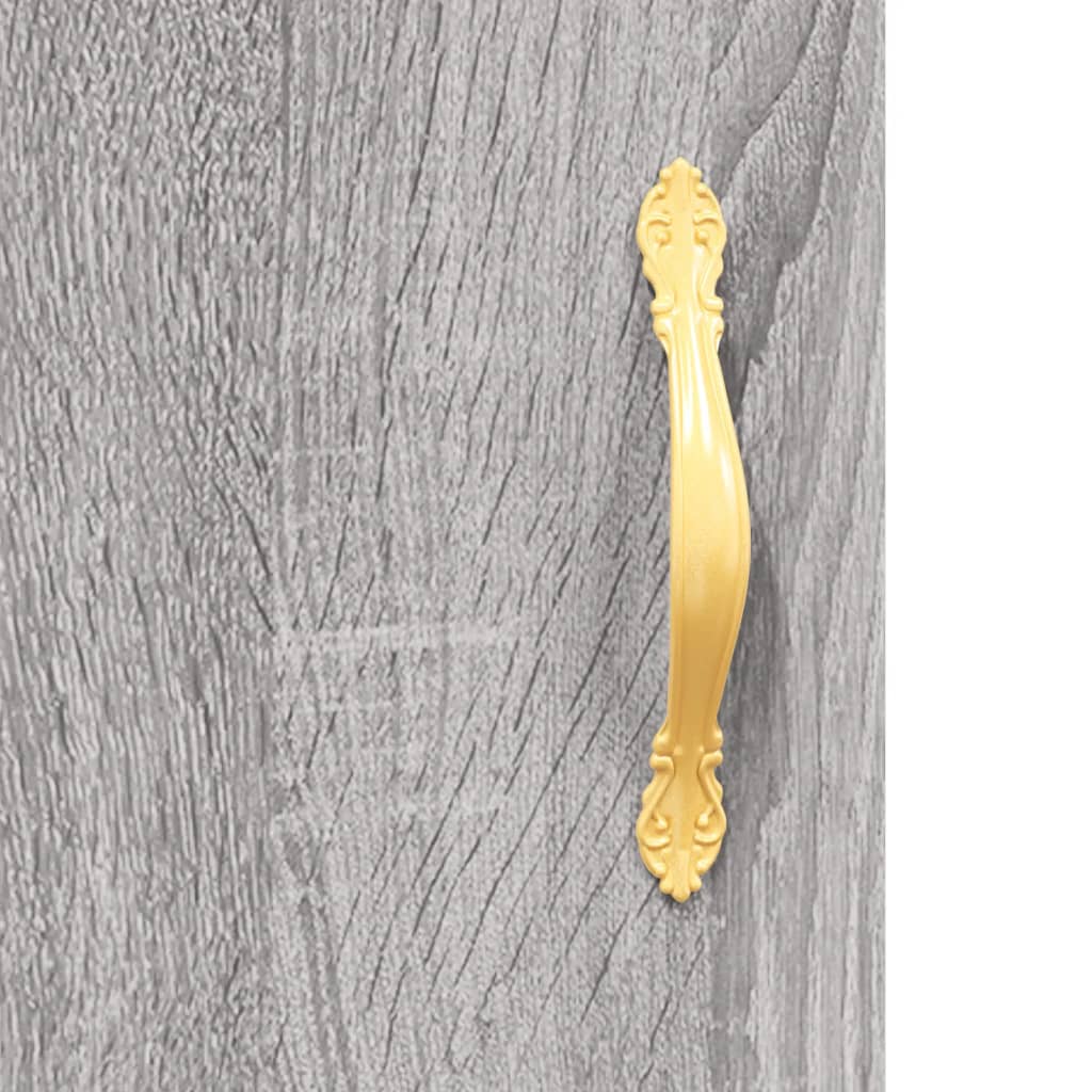 vidaXL Μπουφές Γκρι Sonoma 100 x 36 x 60 εκ. από Επεξεργασμένο Ξύλο