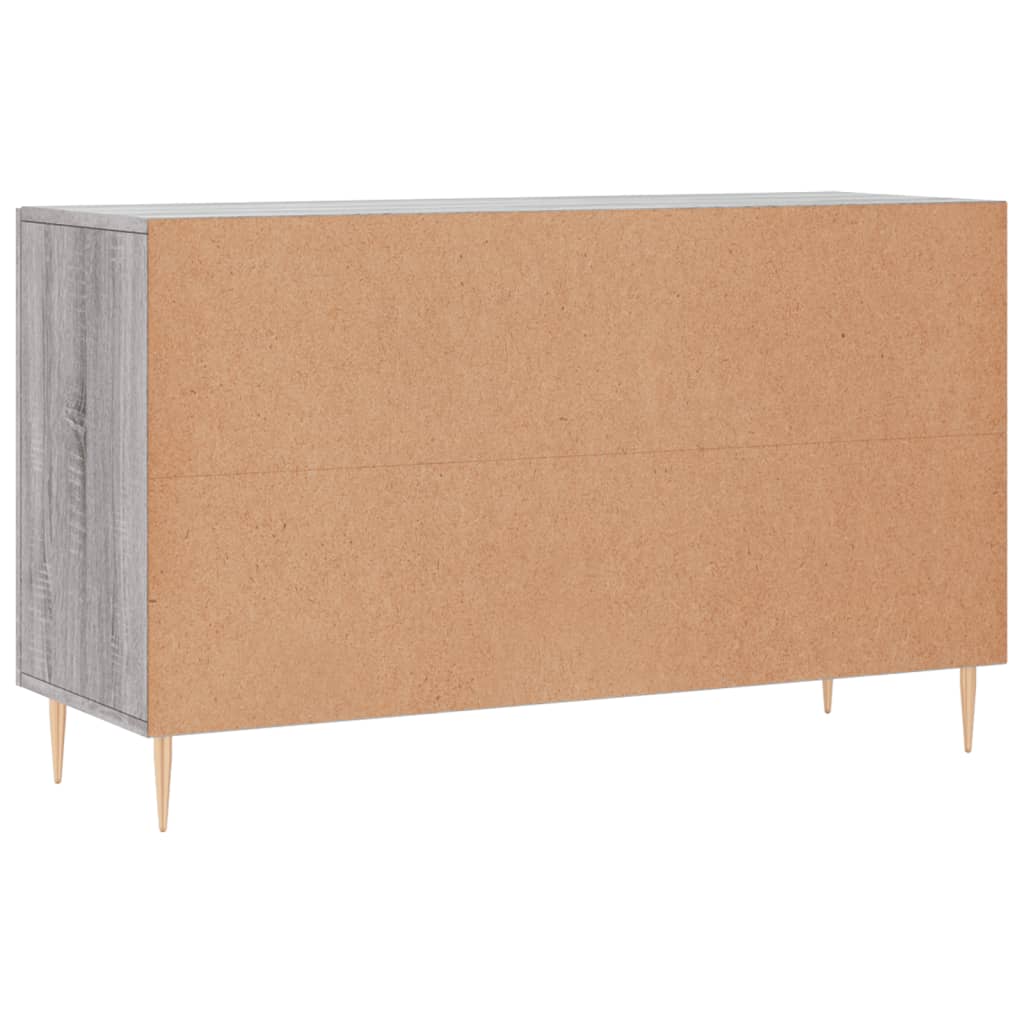 vidaXL Μπουφές Γκρι Sonoma 100 x 36 x 60 εκ. από Επεξεργασμένο Ξύλο