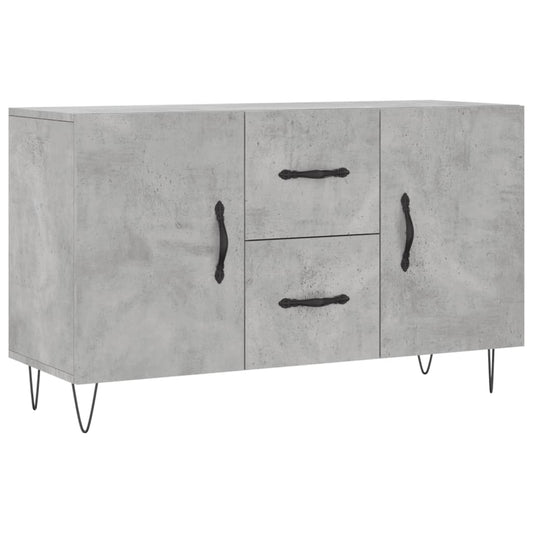 vidaXL Ντουλάπι Γκρι Σκυροδέματος 100 x 36 x 60 εκ. Επεξεργασμένο Ξύλο
