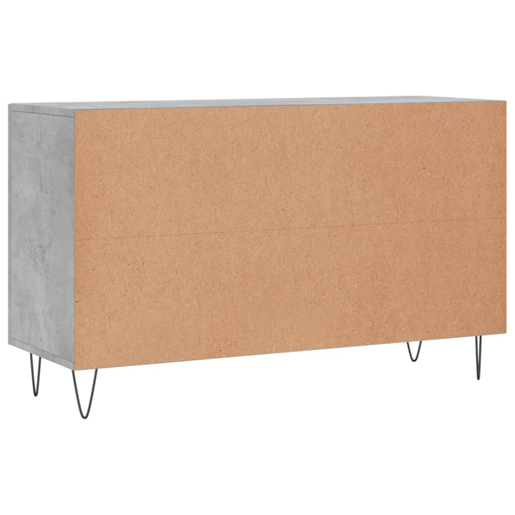 vidaXL Ντουλάπι Γκρι Σκυροδέματος 100 x 36 x 60 εκ. Επεξεργασμένο Ξύλο