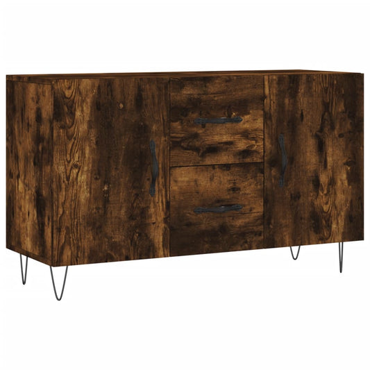 vidaXL Μπουφές Καπνιστή Δρυς 100 x 36 x 60 εκ. Επεξεργασμένο Ξύλο