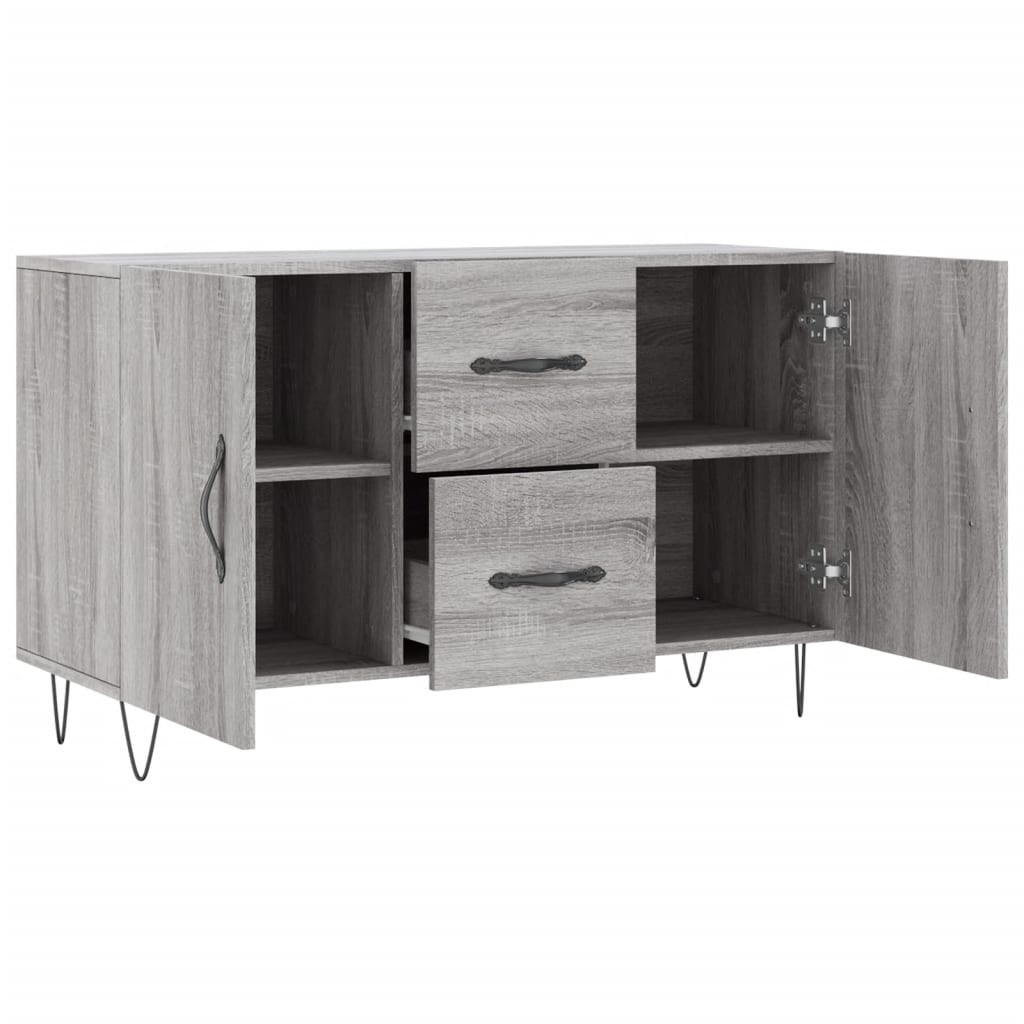 vidaXL Μπουφές Γκρι Sonoma 100 x 36 x 60 εκ. από Επεξεργασμένο Ξύλο