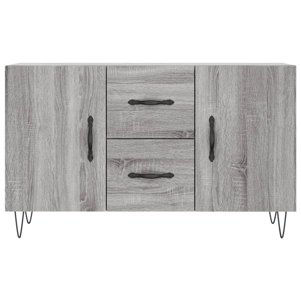 vidaXL Μπουφές Γκρι Sonoma 100 x 36 x 60 εκ. από Επεξεργασμένο Ξύλο