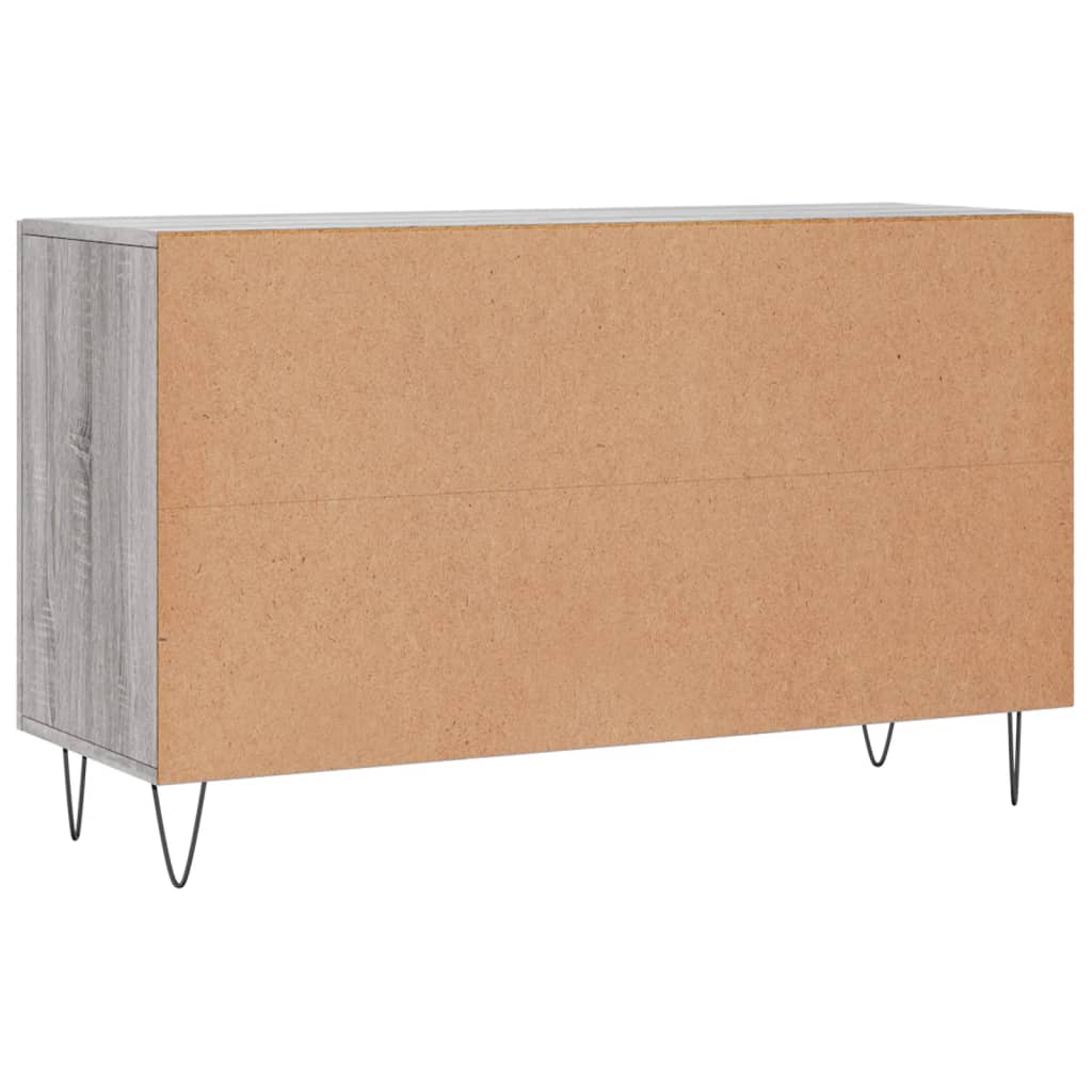 vidaXL Μπουφές Γκρι Sonoma 100 x 36 x 60 εκ. από Επεξεργασμένο Ξύλο