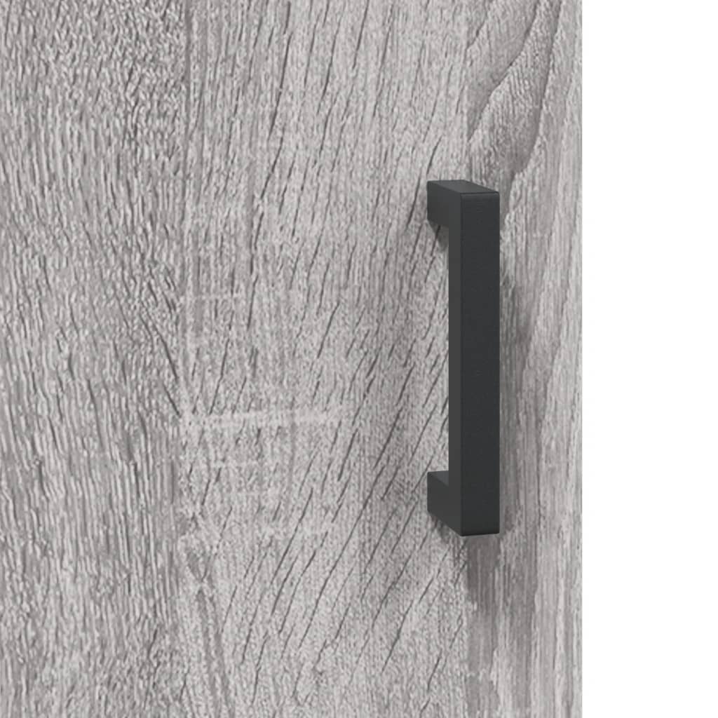 vidaXL Μπουφές Γκρι Sonoma 100 x 36 x 60 εκ. από Επεξεργασμένο Ξύλο
