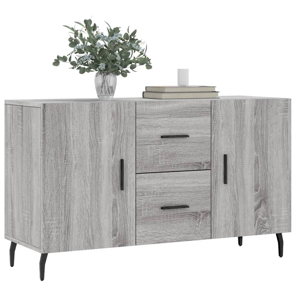 vidaXL Μπουφές Γκρι Sonoma 100 x 36 x 60 εκ. από Επεξεργασμένο Ξύλο
