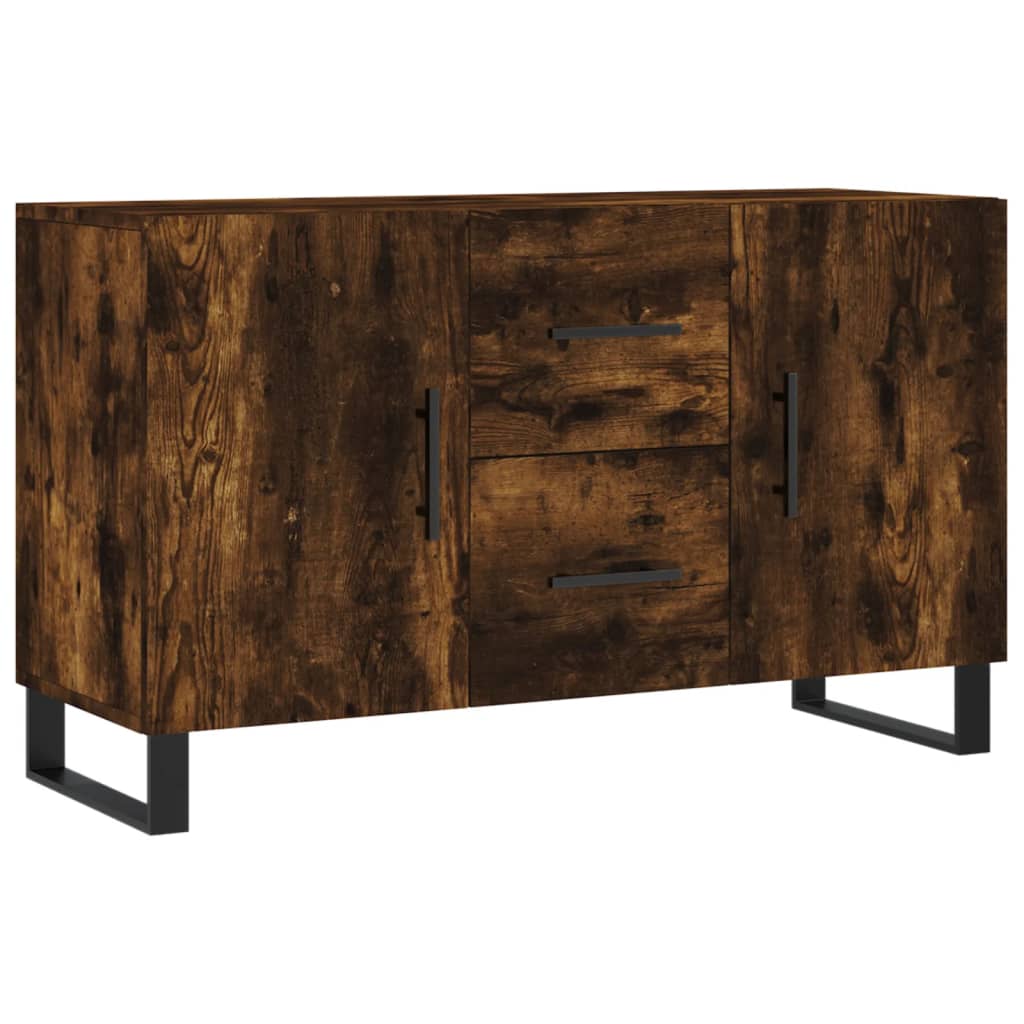 vidaXL Μπουφές Καπνιστή Δρυς 100 x 36 x 60 εκ. Επεξεργασμένο Ξύλο