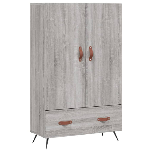 vidaXL Ντουλάπα Γκρι Sonoma 69,5 x 31 x 115 εκ. από Επεξεργασμένο Ξύλο
