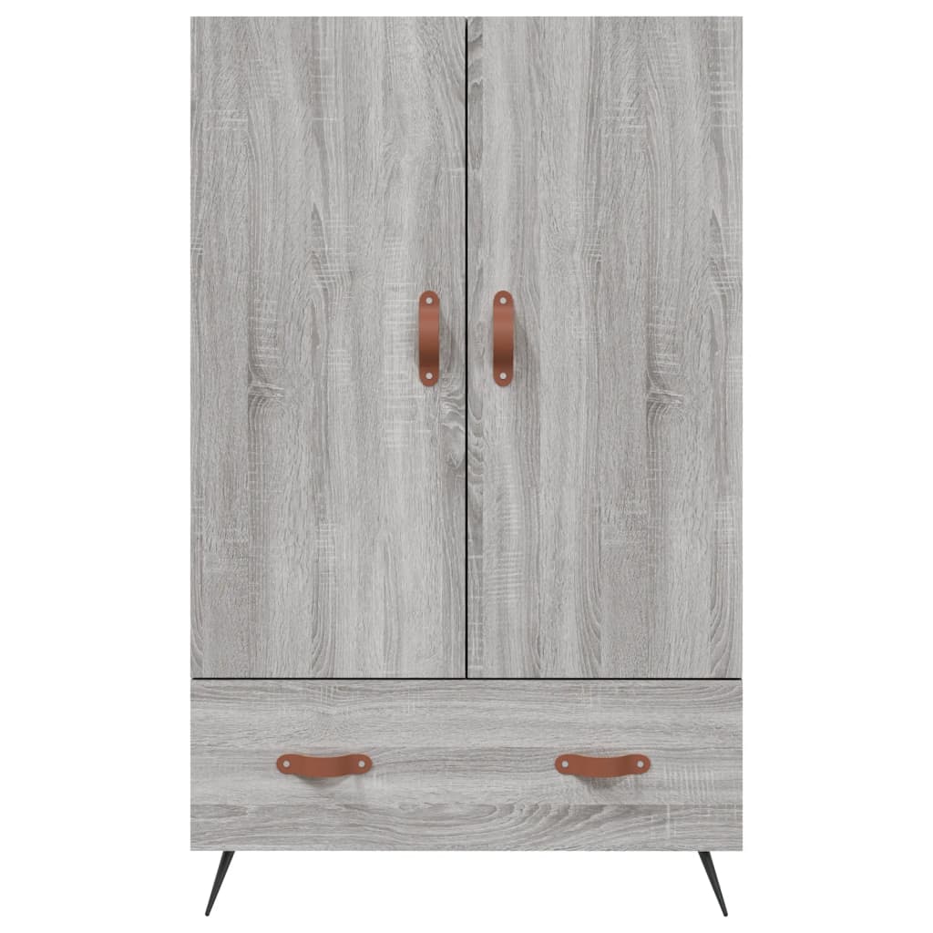 vidaXL Ντουλάπα Γκρι Sonoma 69,5 x 31 x 115 εκ. από Επεξεργασμένο Ξύλο
