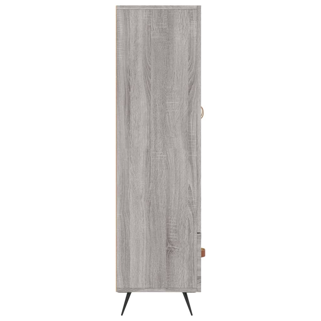 vidaXL Ντουλάπα Γκρι Sonoma 69,5 x 31 x 115 εκ. από Επεξεργασμένο Ξύλο
