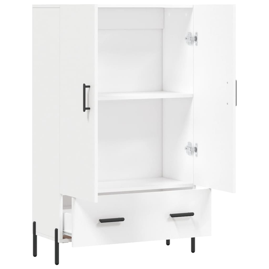 vidaXL Ντουλάπα Λευκή 69,5 x 31 x 115 εκ. από Επεξεργασμένο Ξύλο
