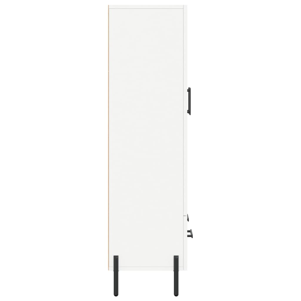 vidaXL Ντουλάπα Λευκή 69,5 x 31 x 115 εκ. από Επεξεργασμένο Ξύλο