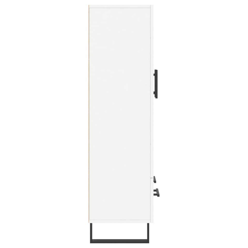 vidaXL Ντουλάπα Λευκή 69,5 x 31 x 115 εκ. από Επεξεργασμένο Ξύλο